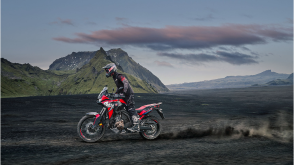 A side angle studio image of a Honda CB500X